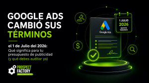 Google Ads 2026: El impacto de nuevos términos en presupuestos
