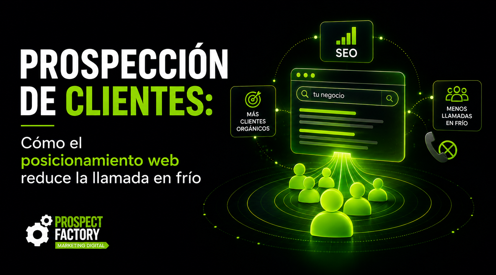Prospección de clientes: Cómo el posicionamiento web reduce la llamada en frío